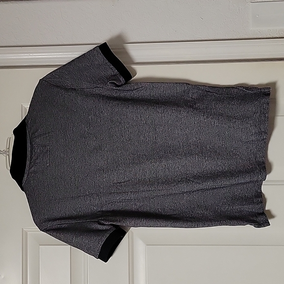 Express pique polo size small, grey and black - Picture 3 of 3